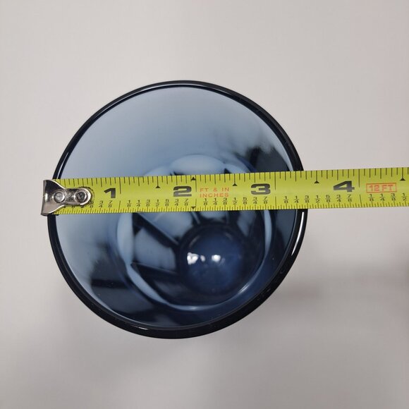 Libbey Duratuff Gibraltar Dusky Blue Cooler Glass 16oz Vintage - Picture 5 of 7